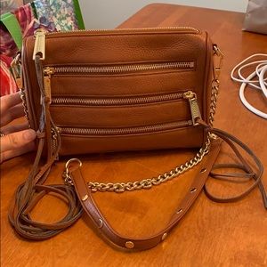 NWOT Rebecca Minokoff 5 zipper crossbody